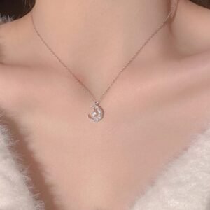 Collier Lune Étoile Femme