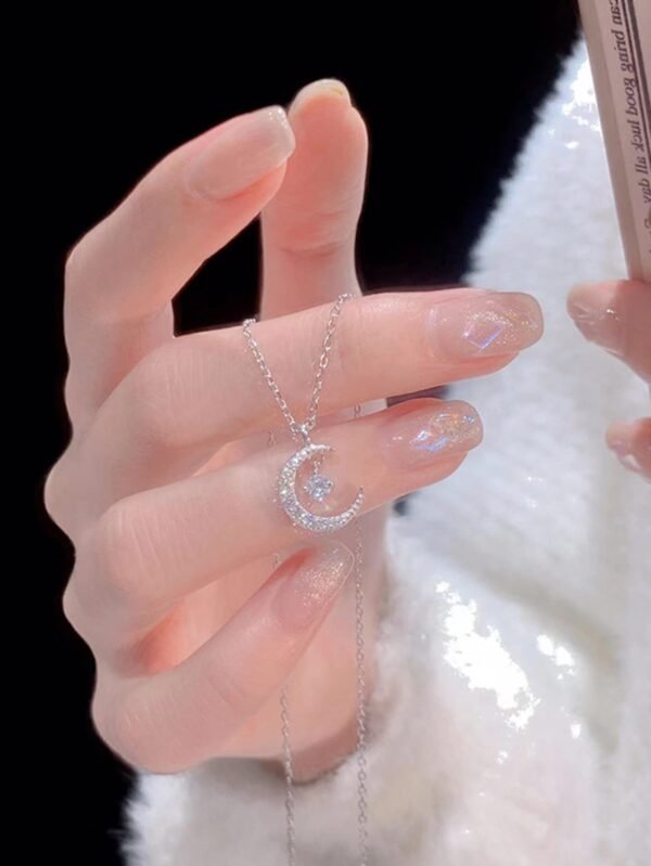 Collier Lune Étoile Femme – Image 4