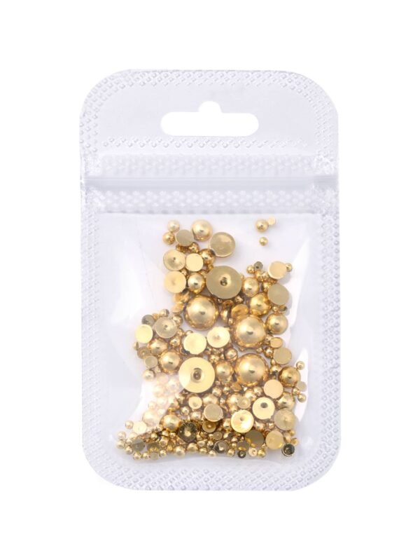 200 pcs Perles or plat – Image 5