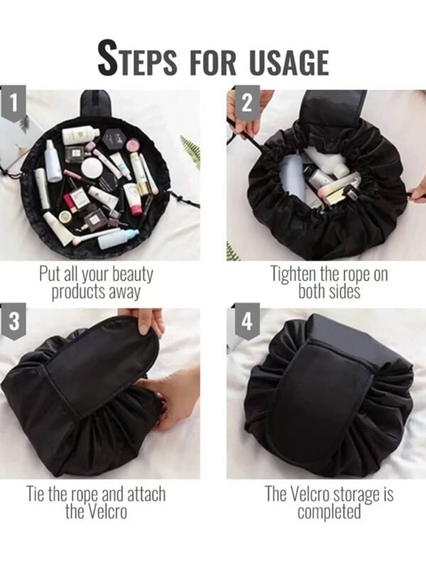 Trousse maquillage cordon voyage – Image 4
