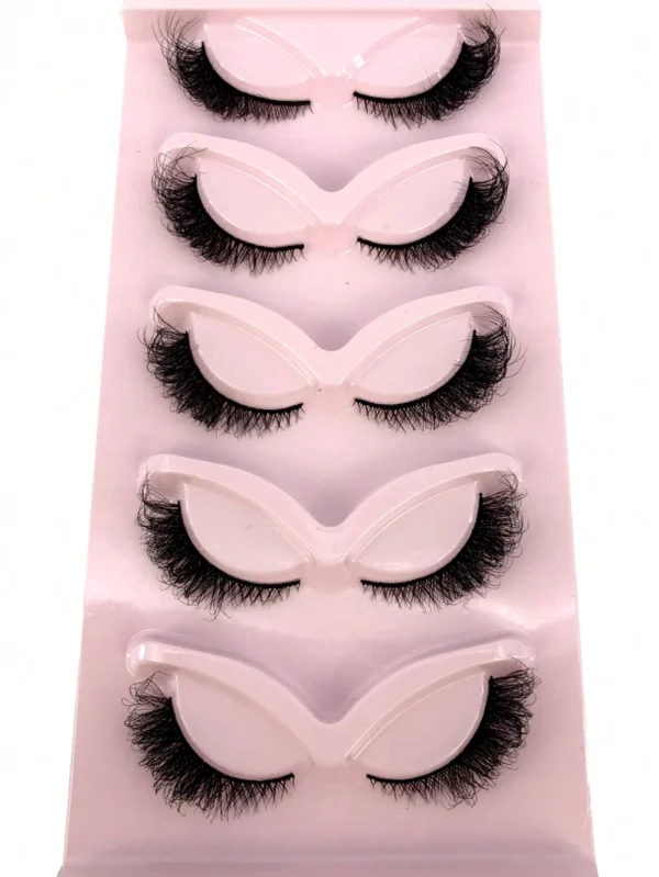 5 paires cils vison – Image 3