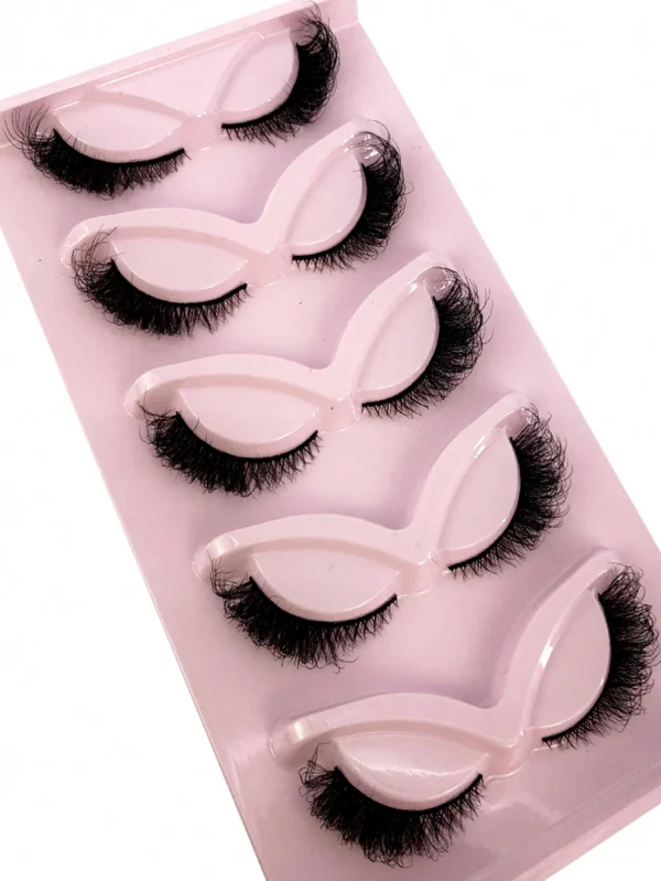 5 paires cils vison – Image 4