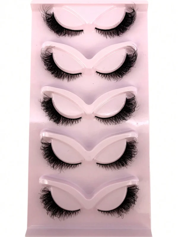 5 paires cils vison – Image 2