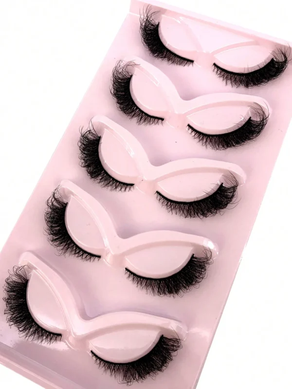 5 paires cils vison