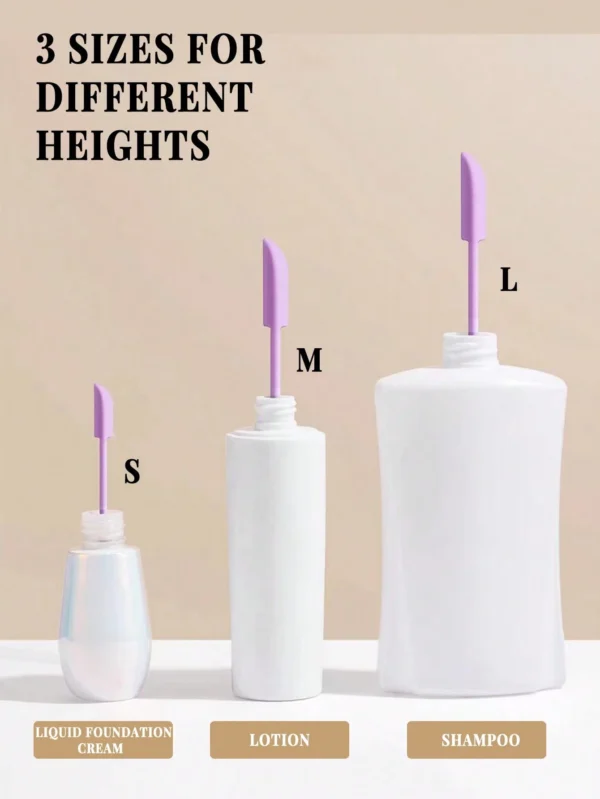 Racleurs de bouteille en silicone 3 pcs – Image 3