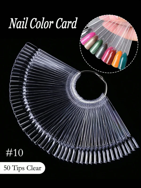 50 pcs palette couleur ongles