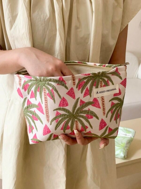 1 pcs sac maquillage cocotier – Image 4