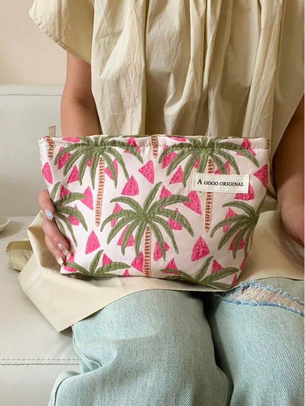 1 pcs sac maquillage cocotier – Image 6