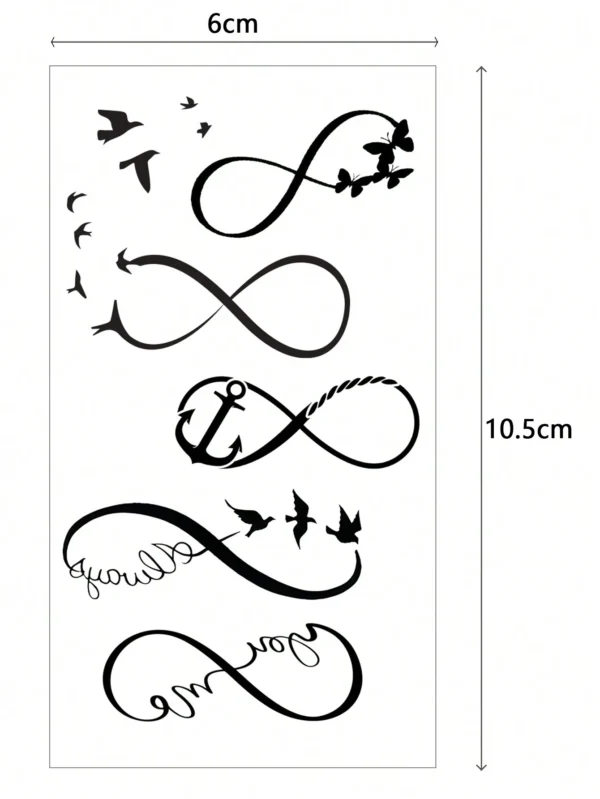 20 feuilles tattoos arbre ciel – Image 5