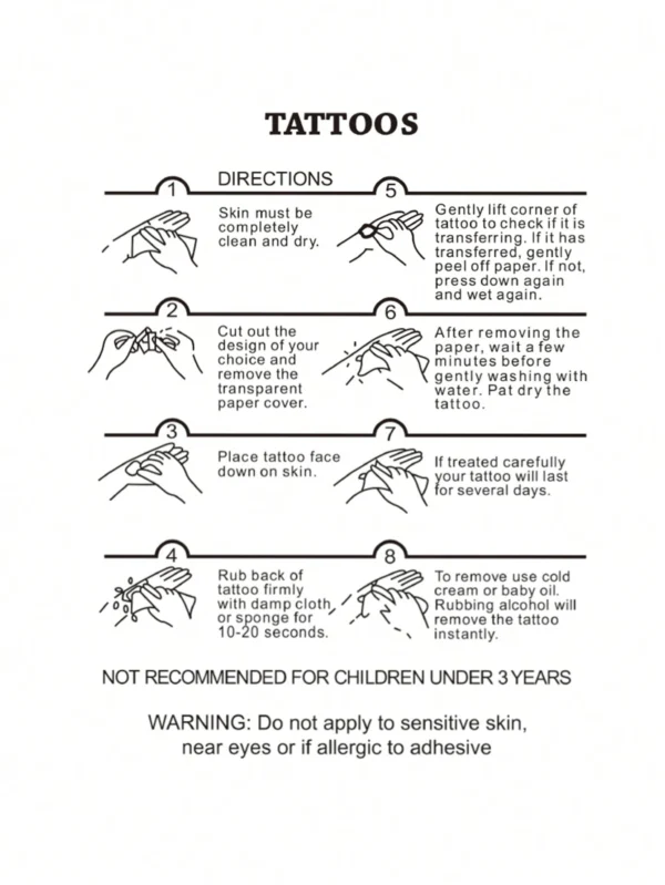 20 feuilles tattoos arbre ciel – Image 6