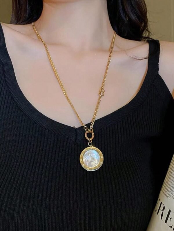 Collier Noir Blanc Double – Image 18