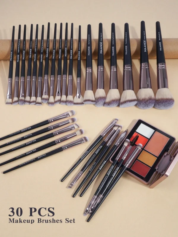 30 pcs pinceaux pro MAANGE velours – Image 2