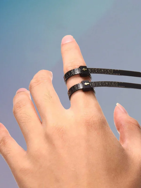1 pc Baguier mesure bague – Image 4