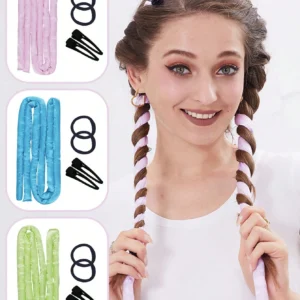 Friseur satin éponge cheveux