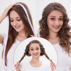 Friseur satin éponge cheveux
