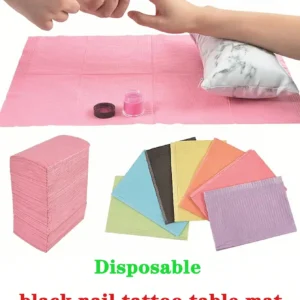 25 pcs tapis table jetable noir