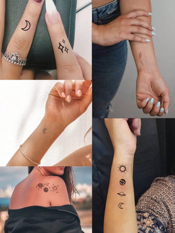 20 feuilles tattoos arbre ciel – Image 4