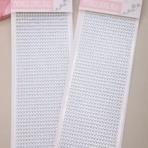 2 pcs strass visage cheveux