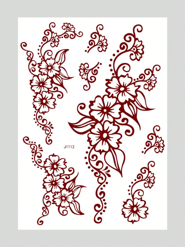 2 feuilles henné marron – Image 4