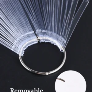 50 pcs nuancier gel transparent