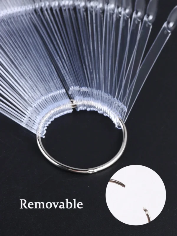 50 pcs nuancier gel transparent – Image 2