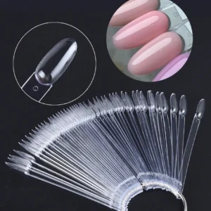 50 pcs nuancier gel transparent