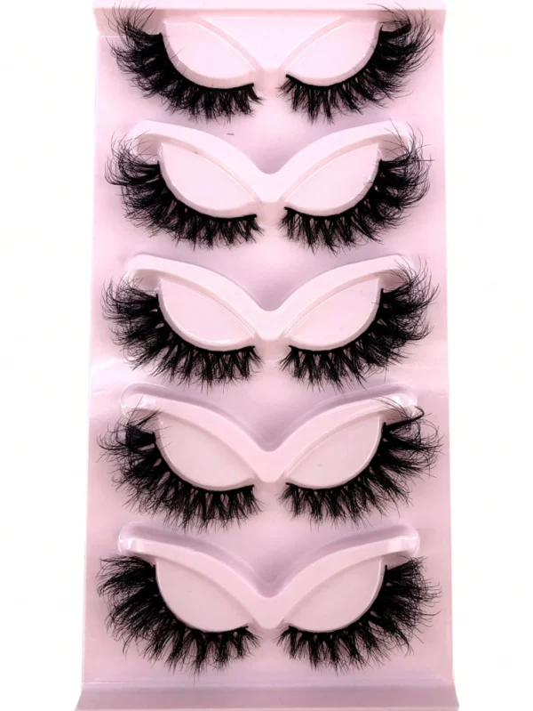 5 paires cils russes 3D