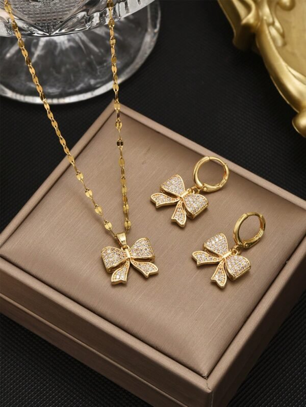 1 Collier+Boucles Cœur