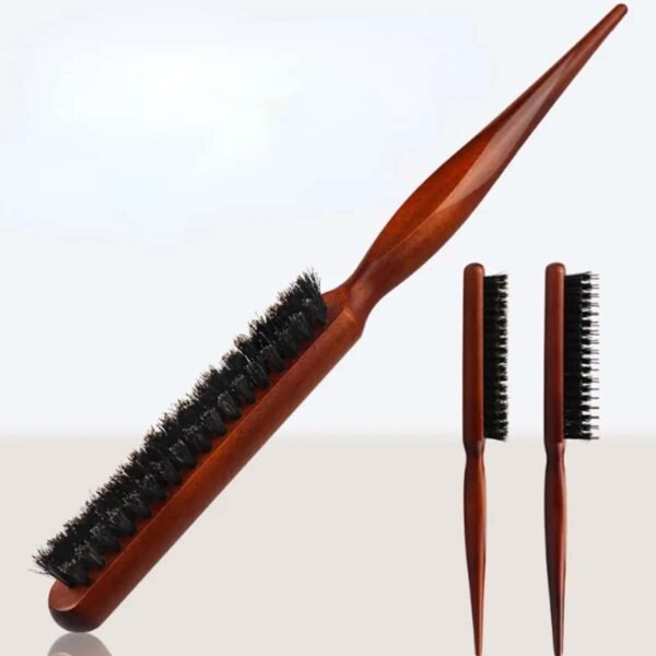 Brosse cheveux arrière bois