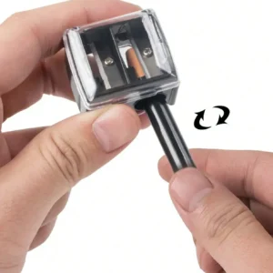 1 pc Taille-crayon double trou