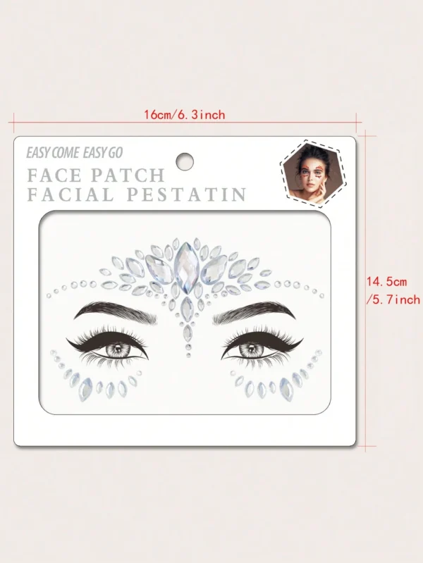 1 pc strass cosplay fête – Image 4