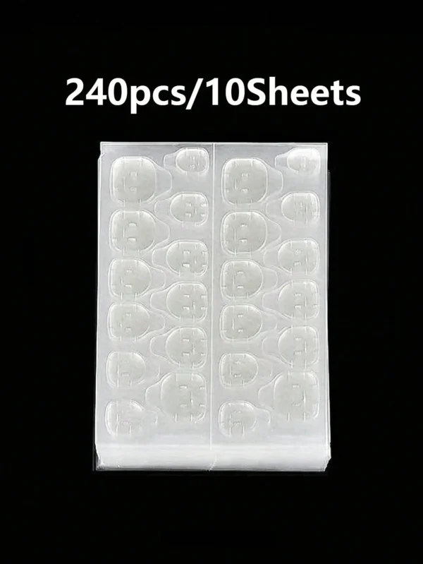 240 pcs autocollants colle