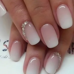 24 pcs ongles carrés dégradé sexy