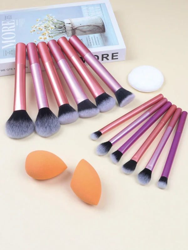 12 pcs pinceaux multifonctions + éponges – Image 3