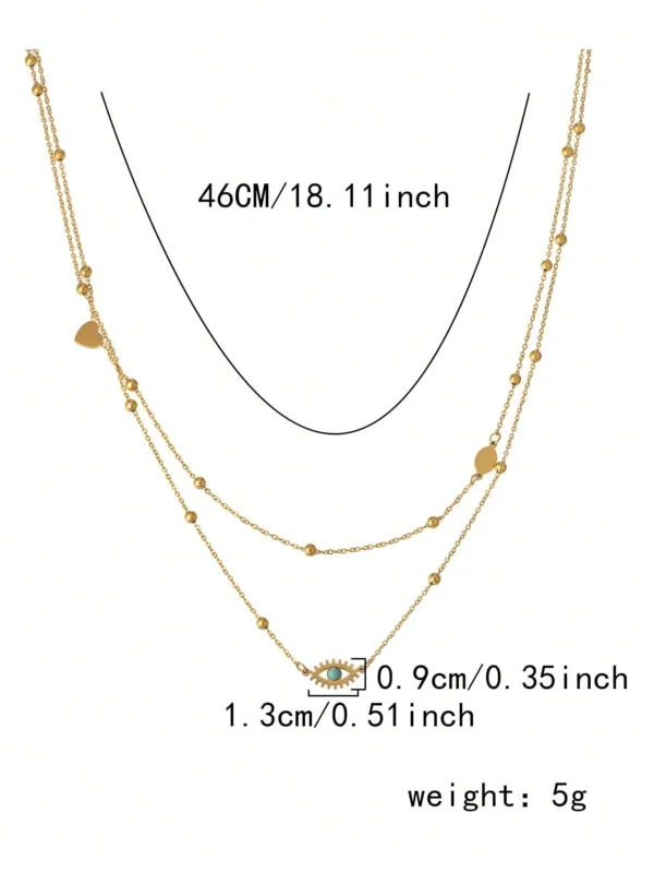 Collier turquoise œil bleu – Image 6