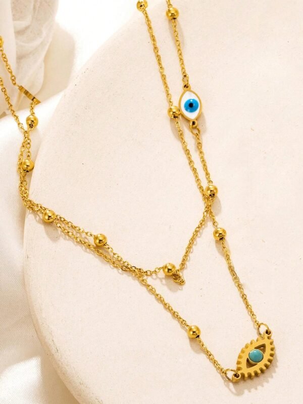 Collier turquoise œil bleu – Image 11