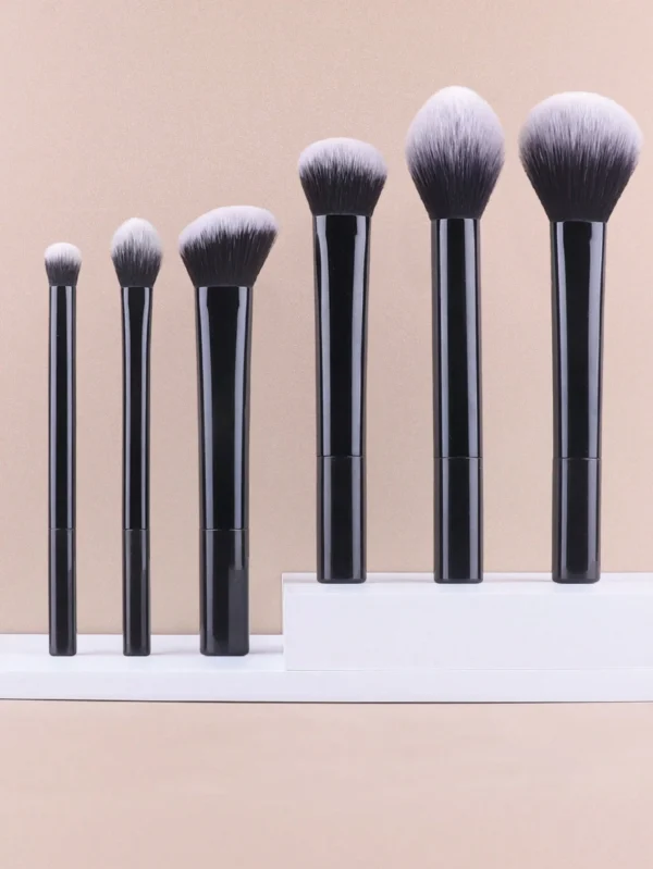 6 pcs pinceaux noirs multifonctions