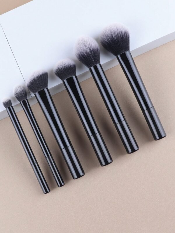 6 pcs pinceaux noirs multifonctions – Image 3