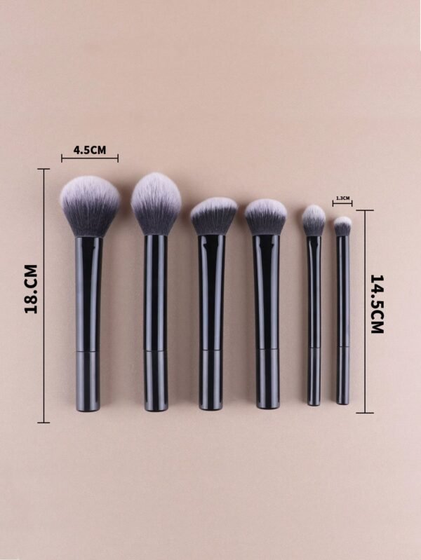 6 pcs pinceaux noirs multifonctions – Image 8