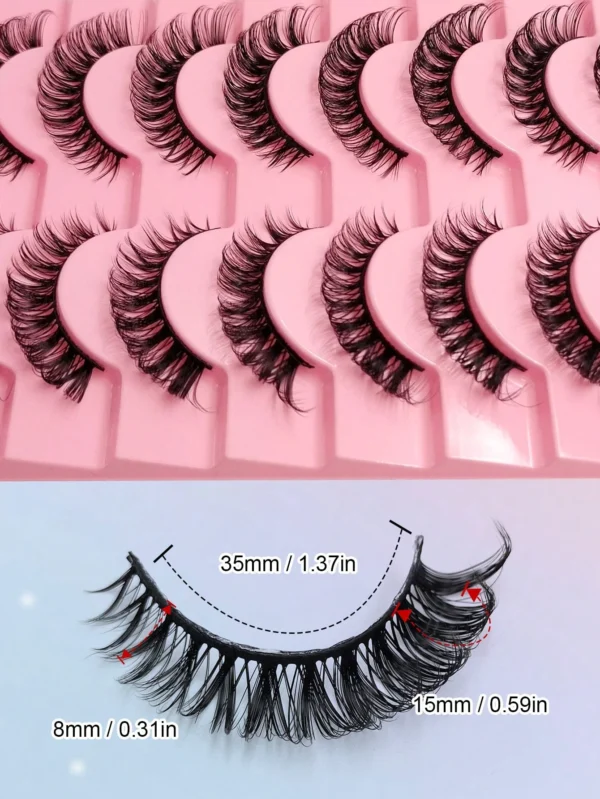 10 paires faux cils – Image 7