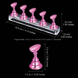 Support faux ongles magnétique