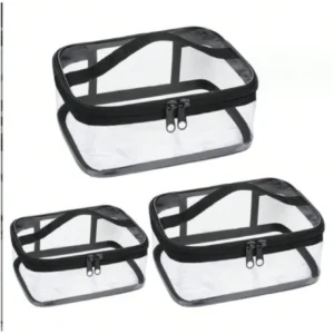 1 pcs sac maquillage transparent