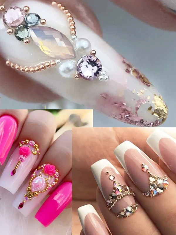6 pcs Perles métal charms – Image 6