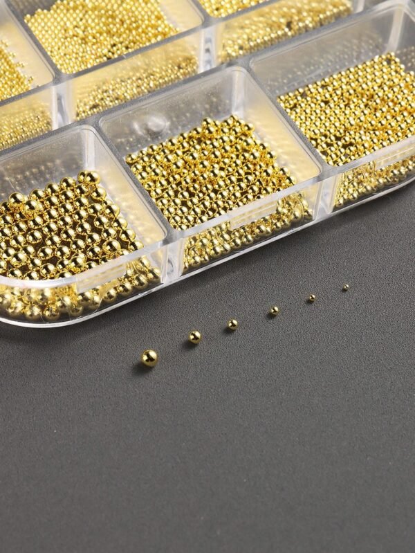 6 pcs Perles métal charms – Image 4
