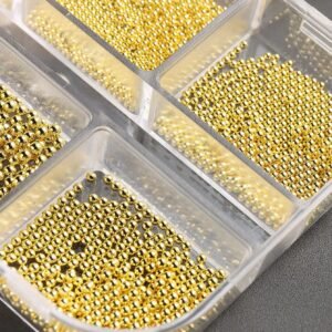 6 pcs Perles métal charms