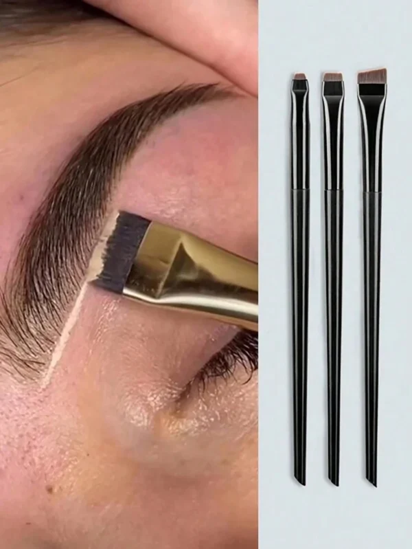3 pcs pinceaux eyeliner sourcils