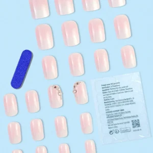 24 pcs ongles carrés dégradé sexy