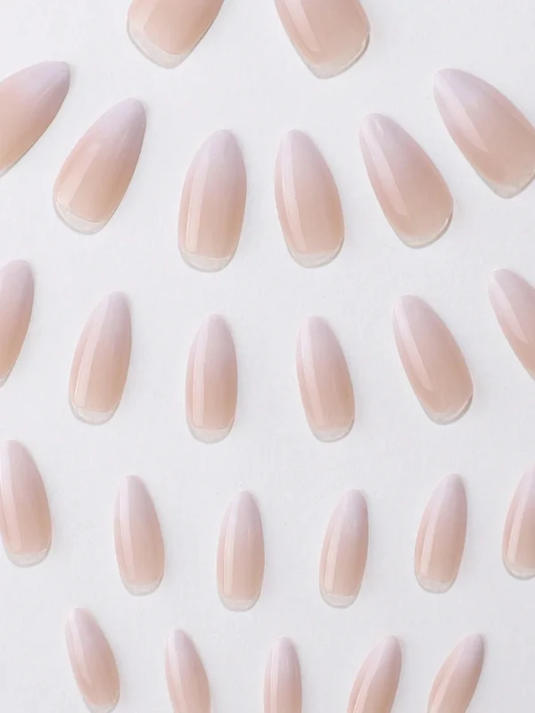 30 pcs faux ongles longs blanc mat – Image 5