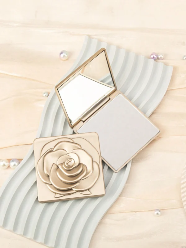 Miroir pliant motif rose – Image 3