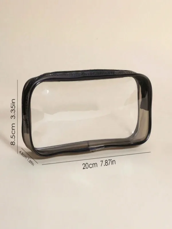 1 pc sac maquillage maille PVC – Image 5